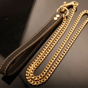 18K gold leash
